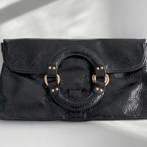 Sigrid Olsen Leather Clutch Convertible Wristlet